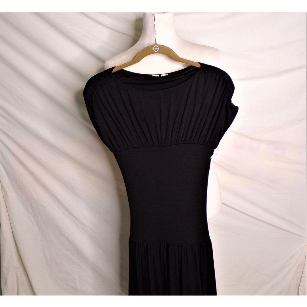 SOLD TOTEME Stretch Maxi Dress Black XX-Small NEW - Picture 8 of 11